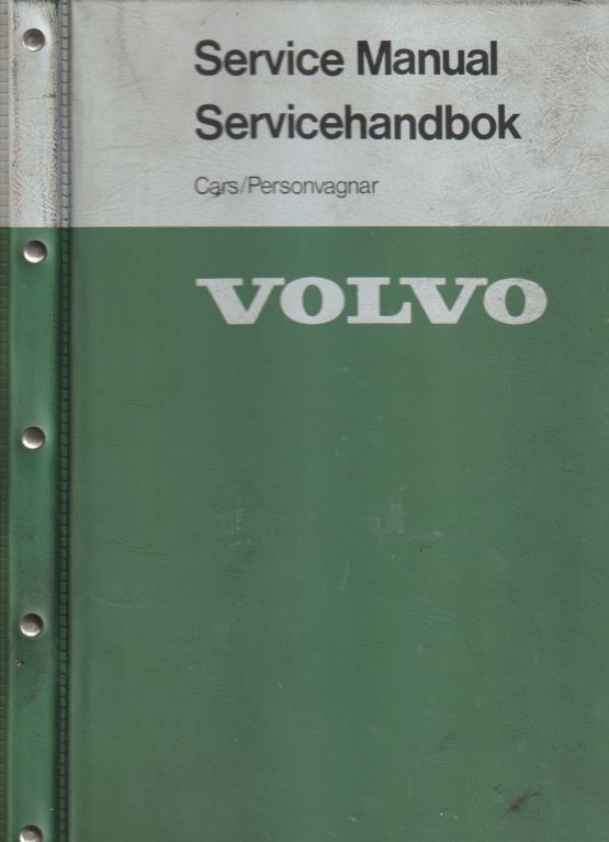 Volvo 240 260 1975- Service Manual